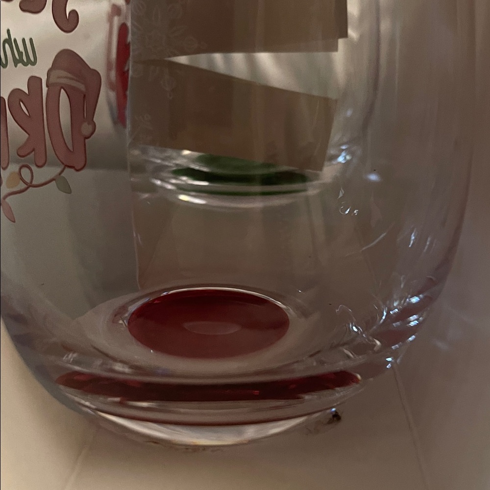 Holiday Cheer Stemless Wine Glasses Set - Picture 6 of 7